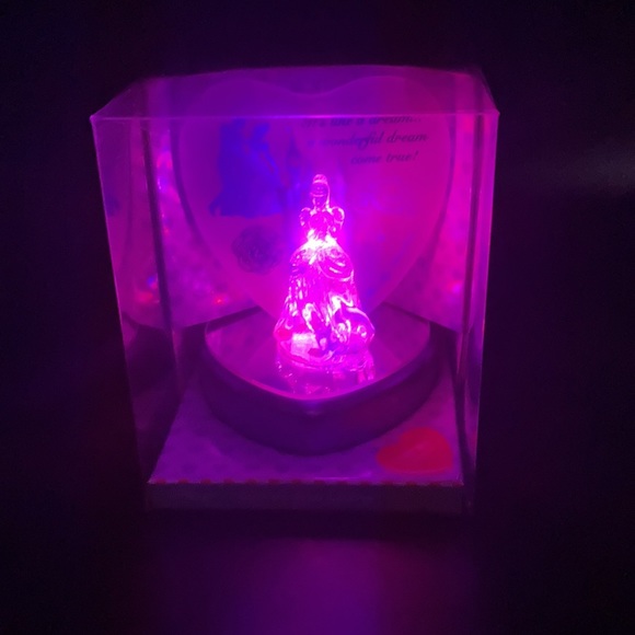 Disney Toys Disney Light Up Cinderella Glass Figurine Poshmark